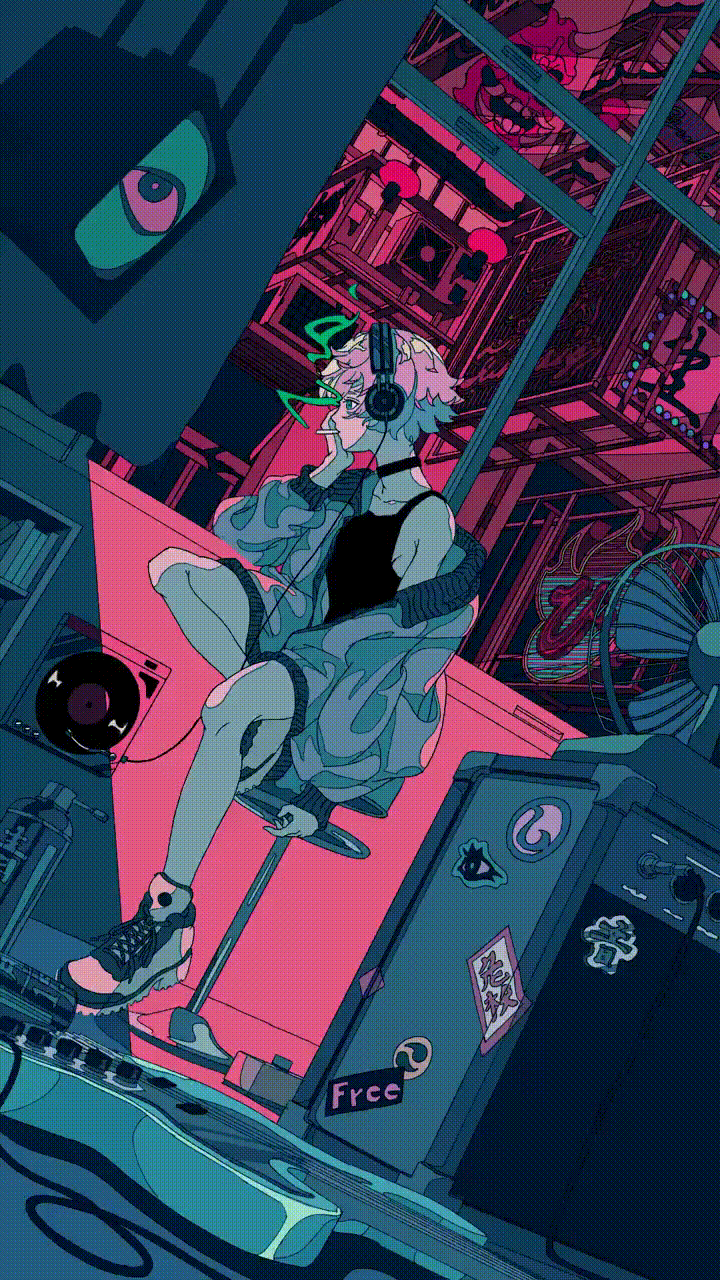 动图 gif 壁纸 - 堆糖，美图壁纸兴趣社区