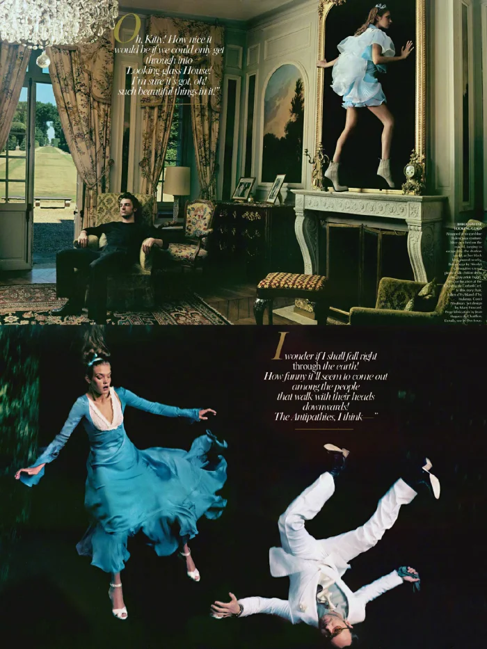 Natalia Vodianova Vogue Alice In Wonderland