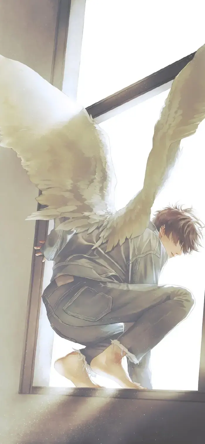 二次元 少年 翅膀 唯美 精选 侵权删 - 高清图片,堆糖,美图壁纸兴趣