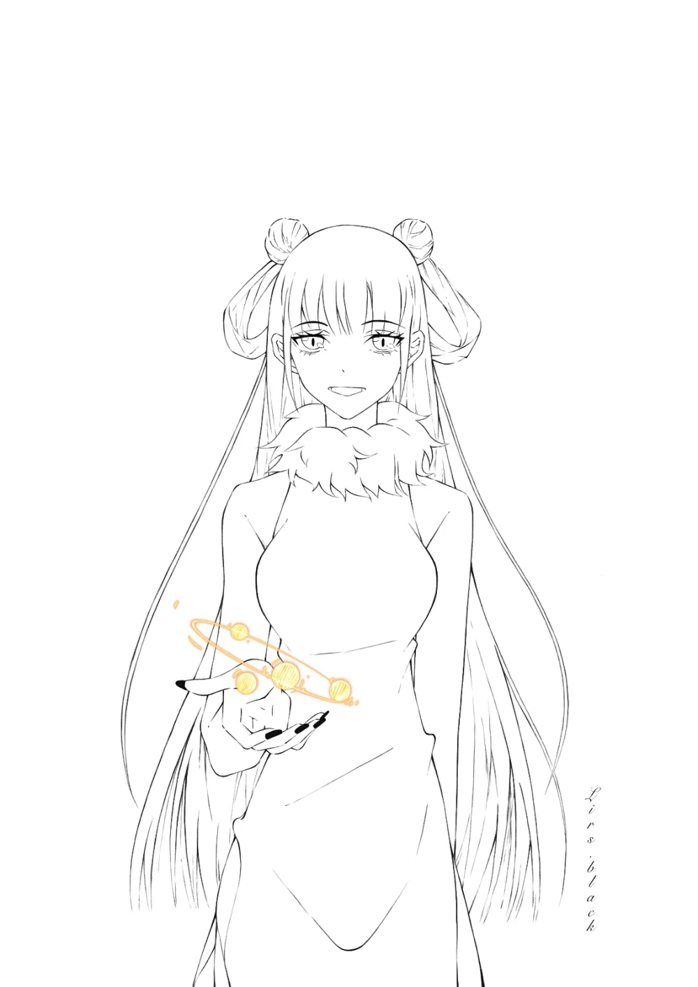 黑夜有所斯〔临摹〕线稿 - 高清图片,堆糖,美图壁纸兴趣社区