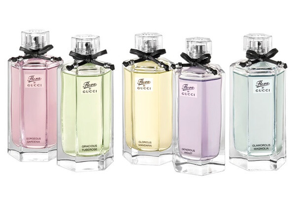 GUCCI推出最新的flora系列的香水，the garden collection，5種香水分別