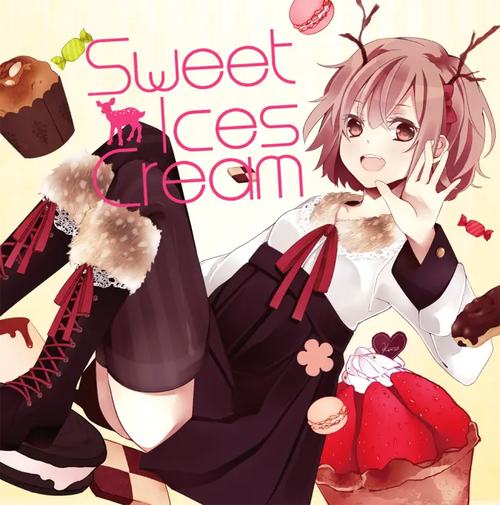 Sweet Ices Cream | hatsuko [pixiv] id=22939774【鹿乃】 - 堆糖，美