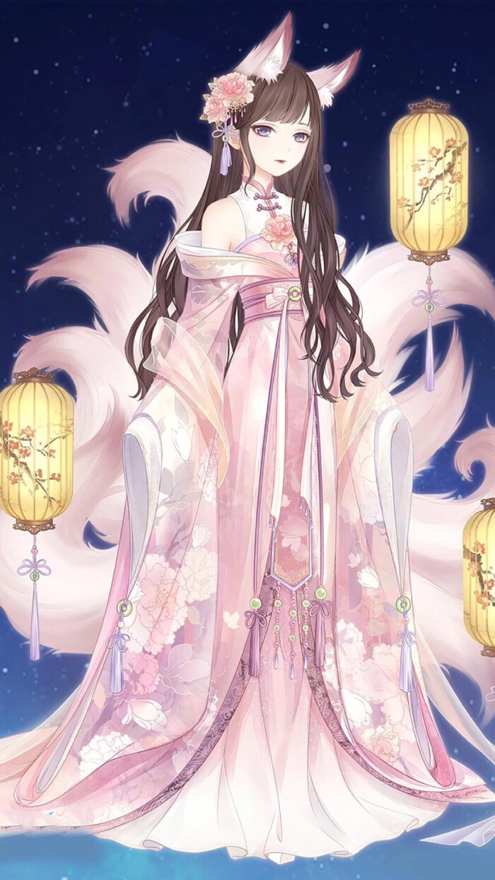 九尾狐妖- 堆糖，美图壁纸兴趣社区