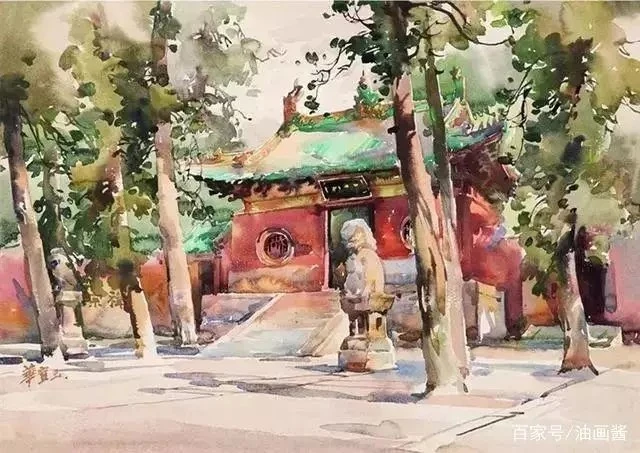 华宜玉出生于1922年，自小学习中国画，毕业于北平艺专油画系，后